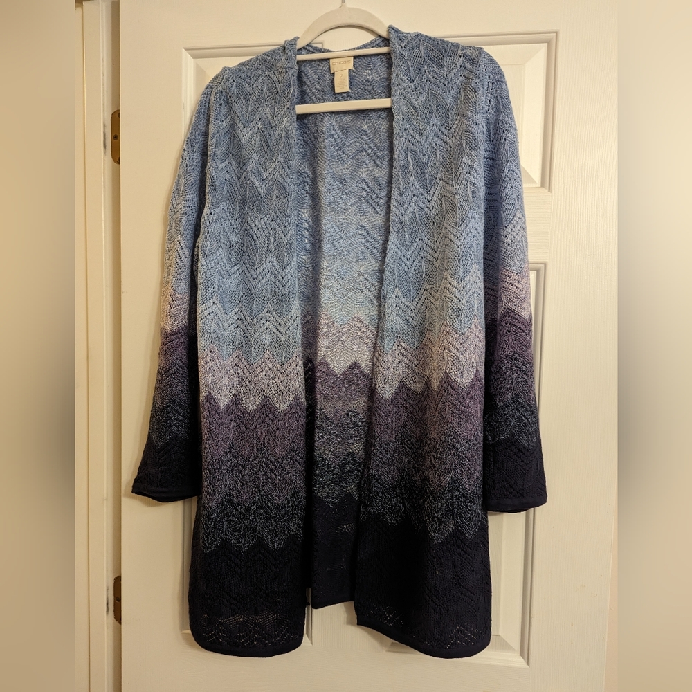 Chico's Chevron Cardigan